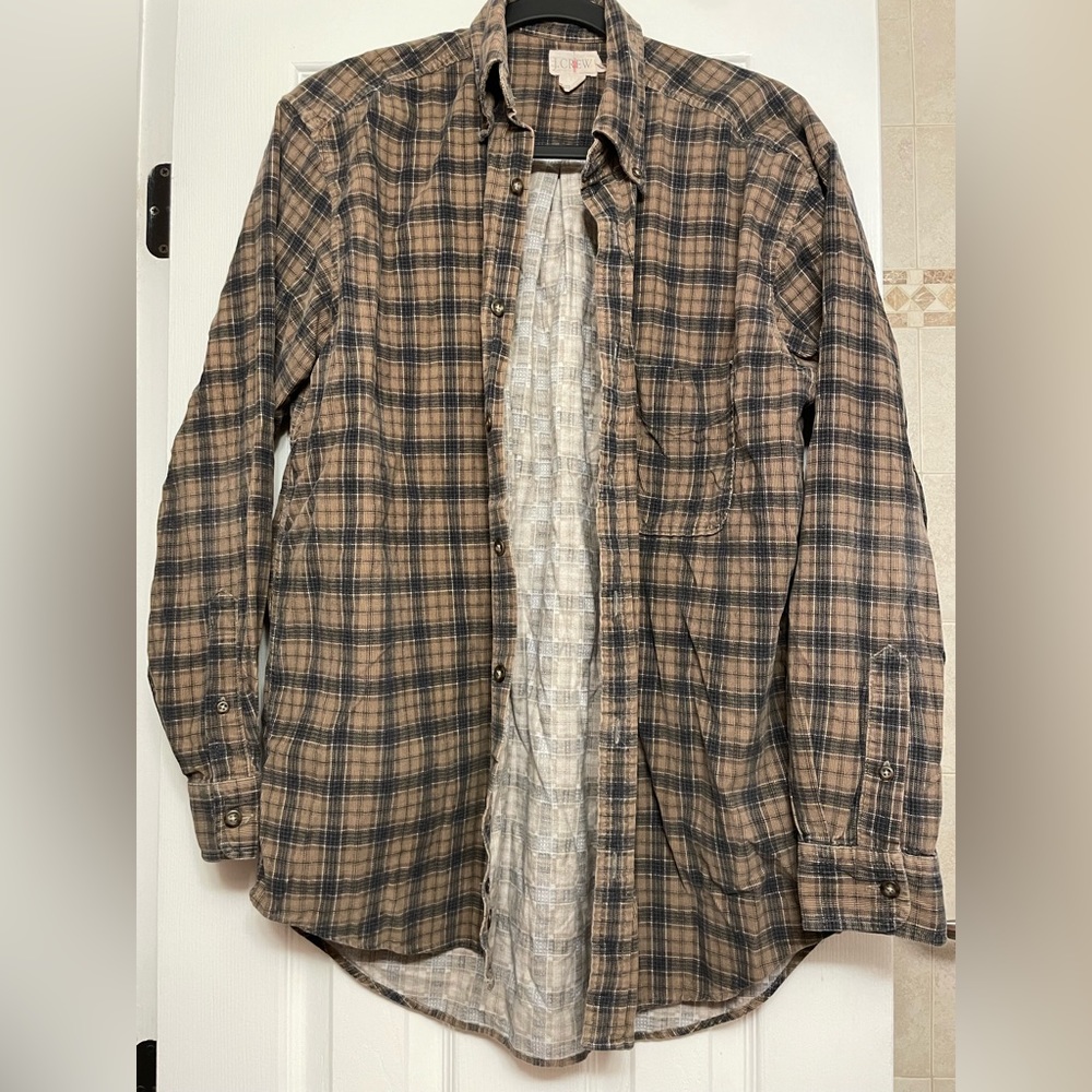 Oversized Jcrew corduroy flannel